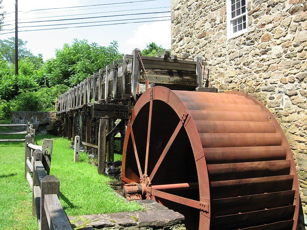 View of Nathan Cooper Gristmill in New Jersey