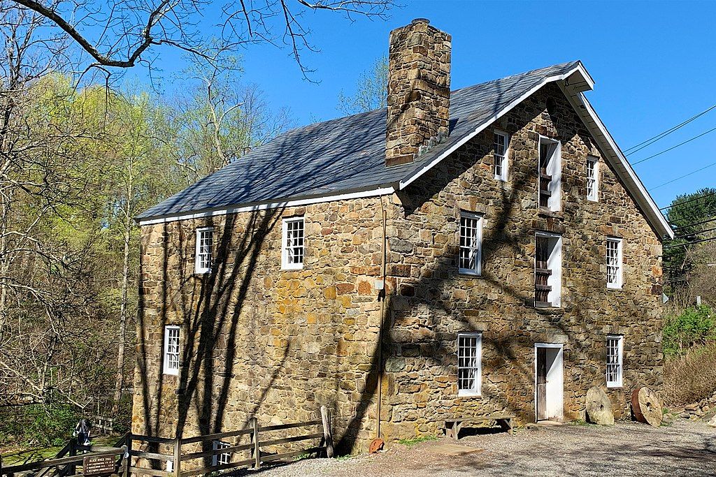 View of Nathan Cooper Gristmill in New Jersey
