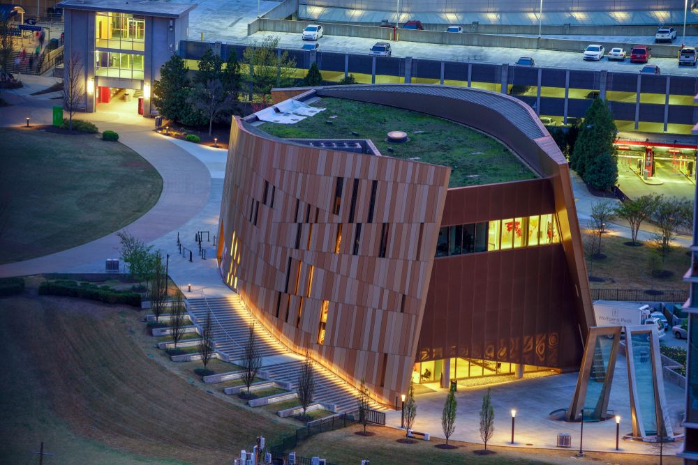 Unique architecture of National Center for Civil and Human Rights
