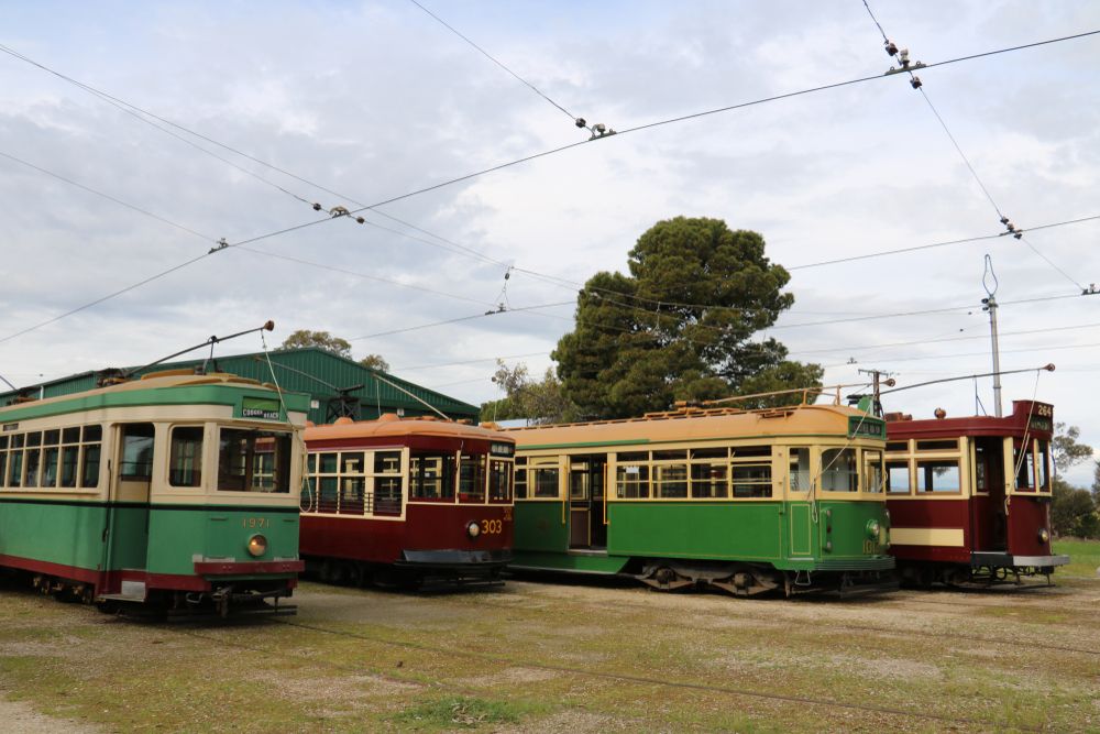 Old trains at National Railway Museum