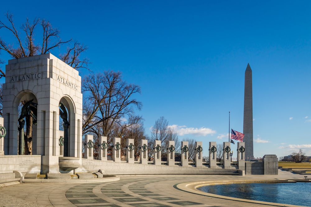 View of National World War II Memorial