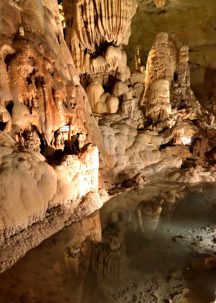 Interior view of the Natural Bridge Caverns