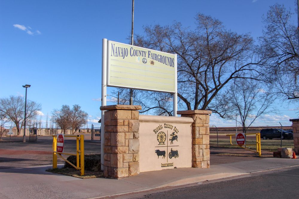 Entrance of Navajo County Fairgrounds