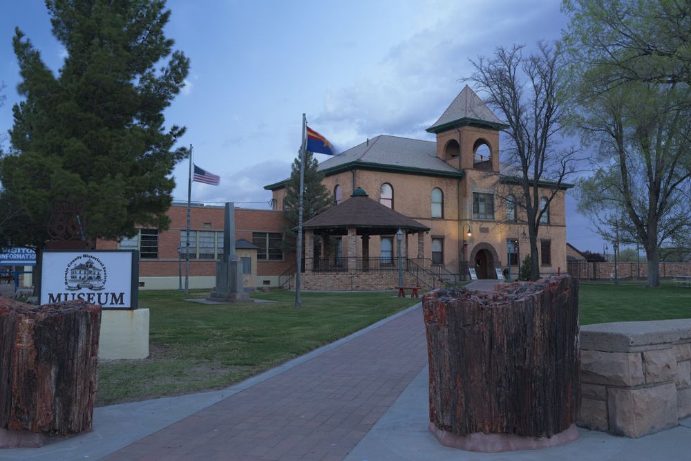 Entryway to Navajo County Historical Museum