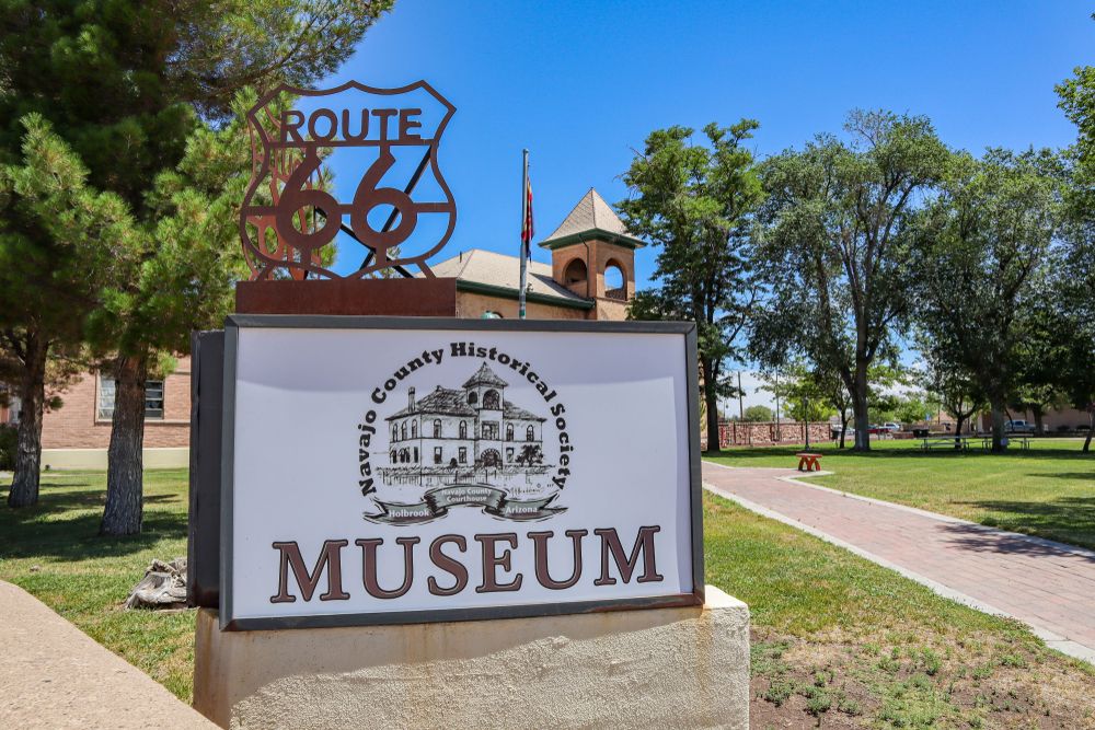 Signboard of Navajo County Historical Museum