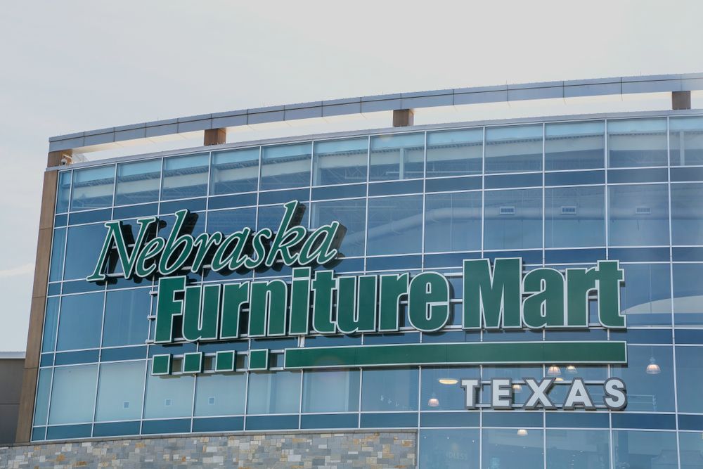 Front view of Nebraska Furniture Mart