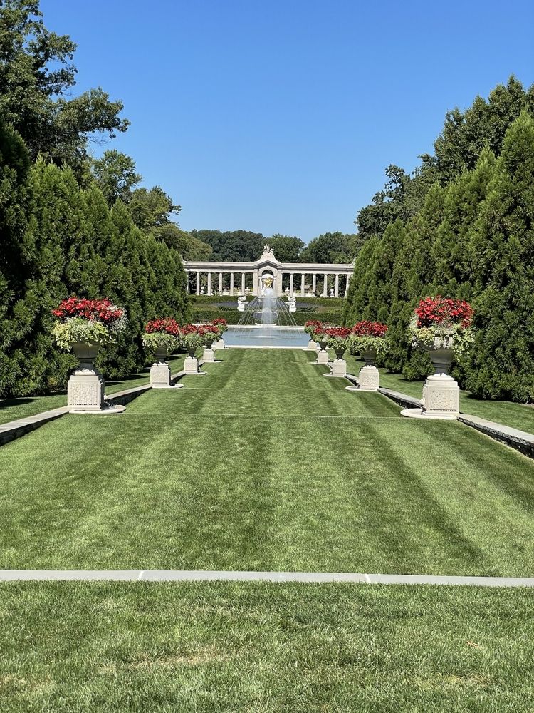 Scenic view of the Nemours Estate