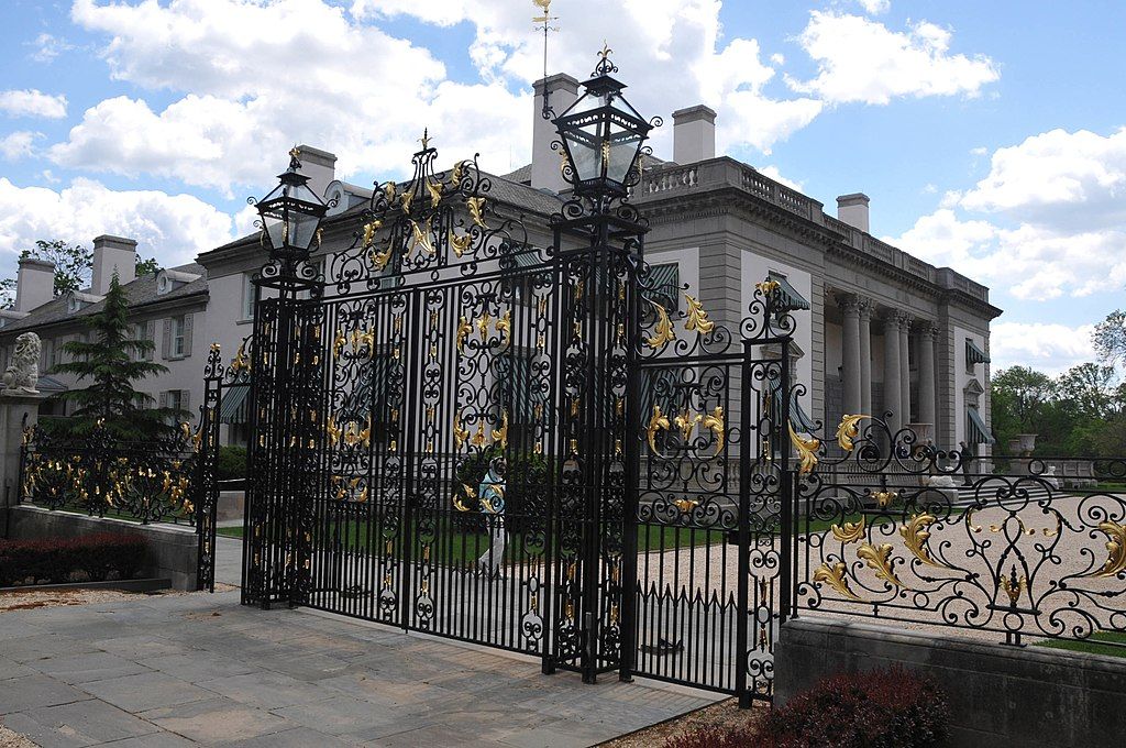 Gate at the Nemours Estate