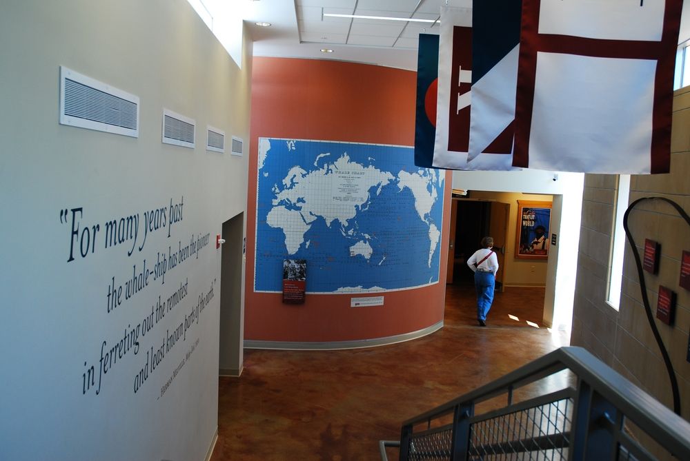 Interior view of the New Bedford Whaling Museum