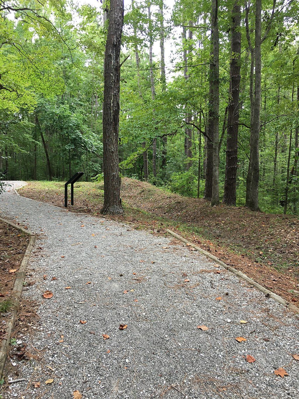 Walking trail of New Bern Battlefield Park