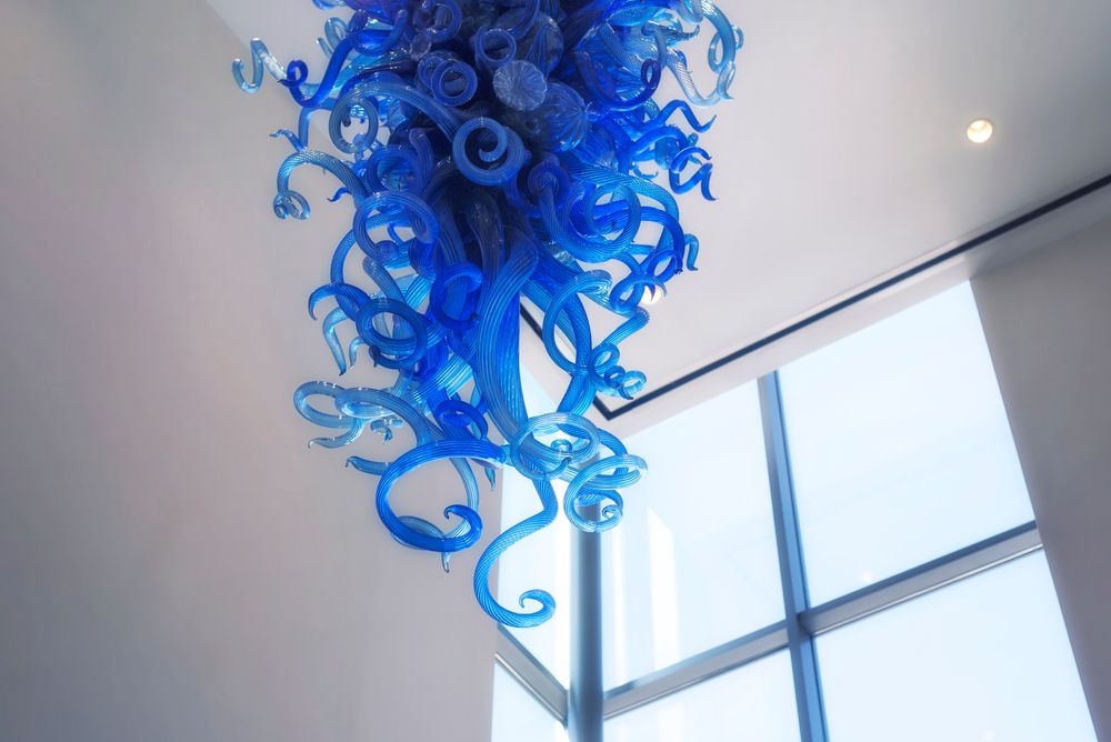 Unique glass art installation at New Britain Museum of American Art