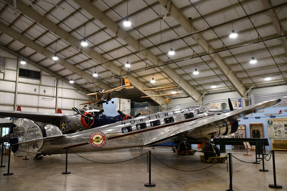 Interior view of the New England Air Museum