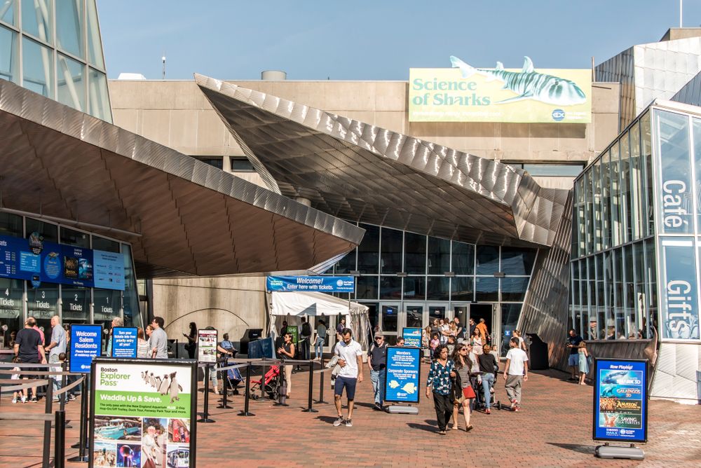 Entrance to New England Aquarium