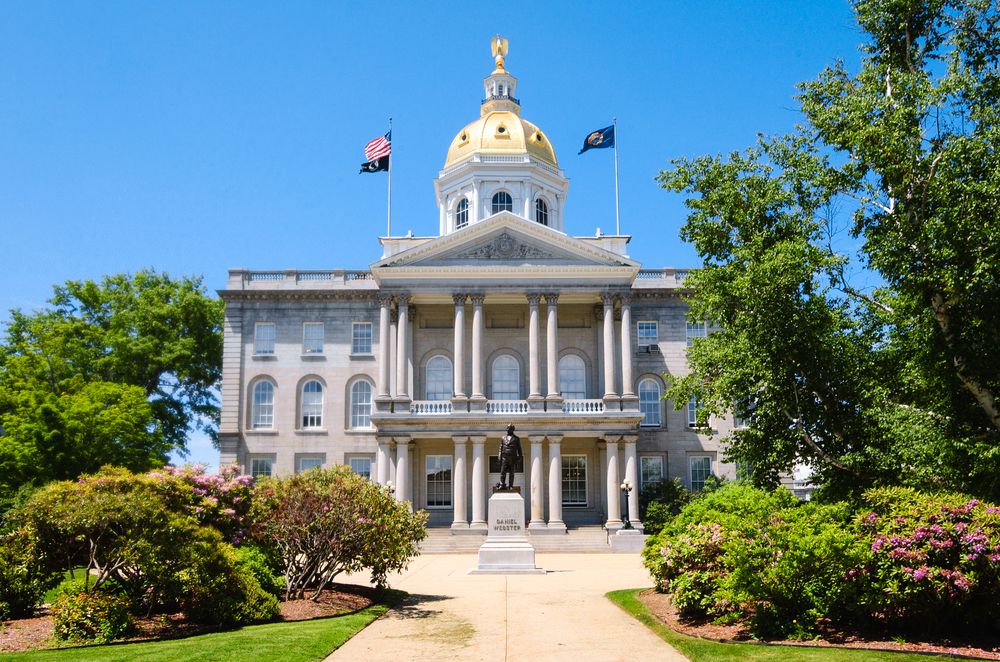 Exterior of the New Hampshire State House