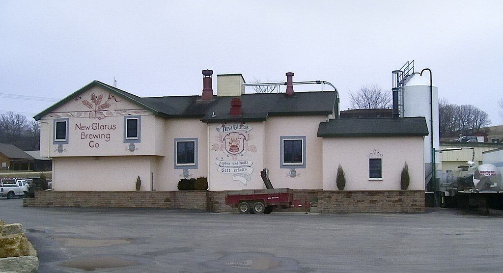 Front exterior of New Glarus Brewing Company