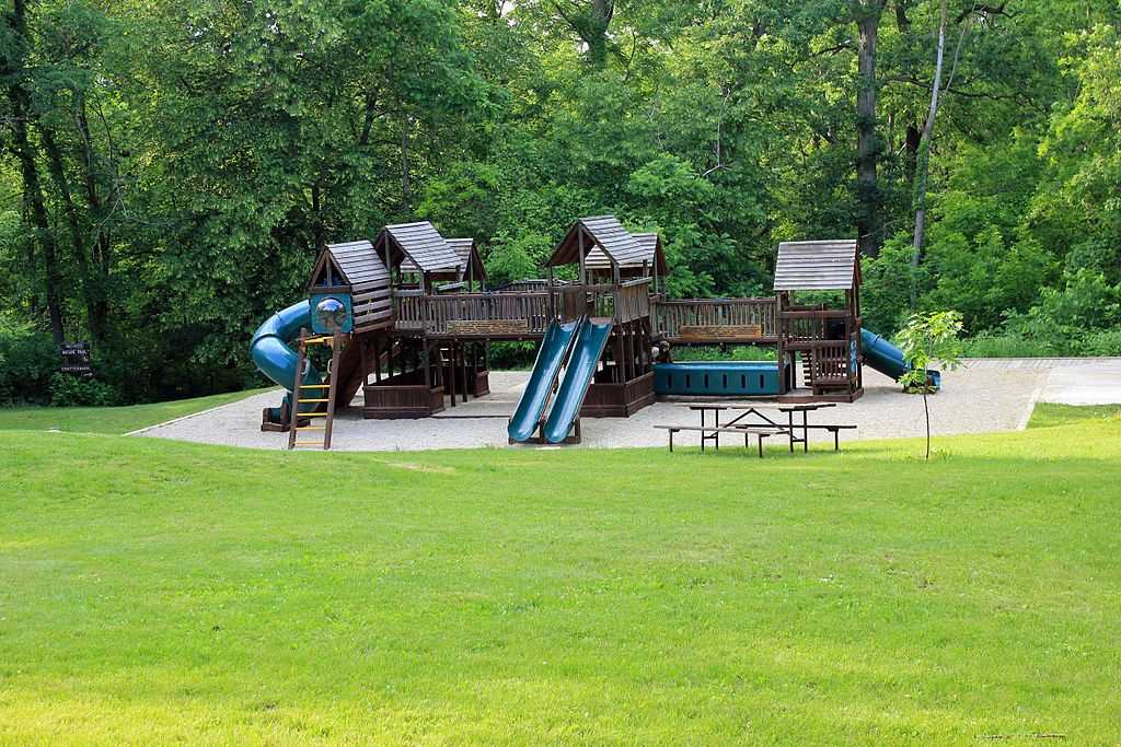 Playground of New Glarus Woods State Park