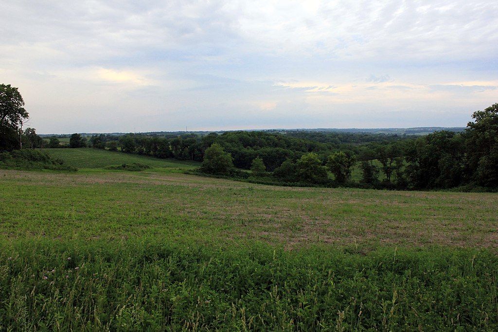 Landscape of New Glarus Woods State Park