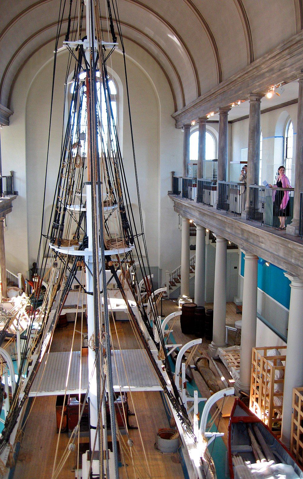 Inside View of New Bedford Whaling Museum