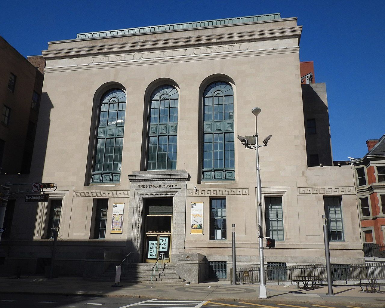 Entrance to the Newark Museum of Art