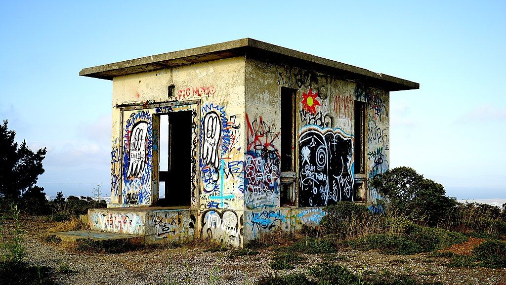 Graffitis at the Nike Missile Control Site SF-51