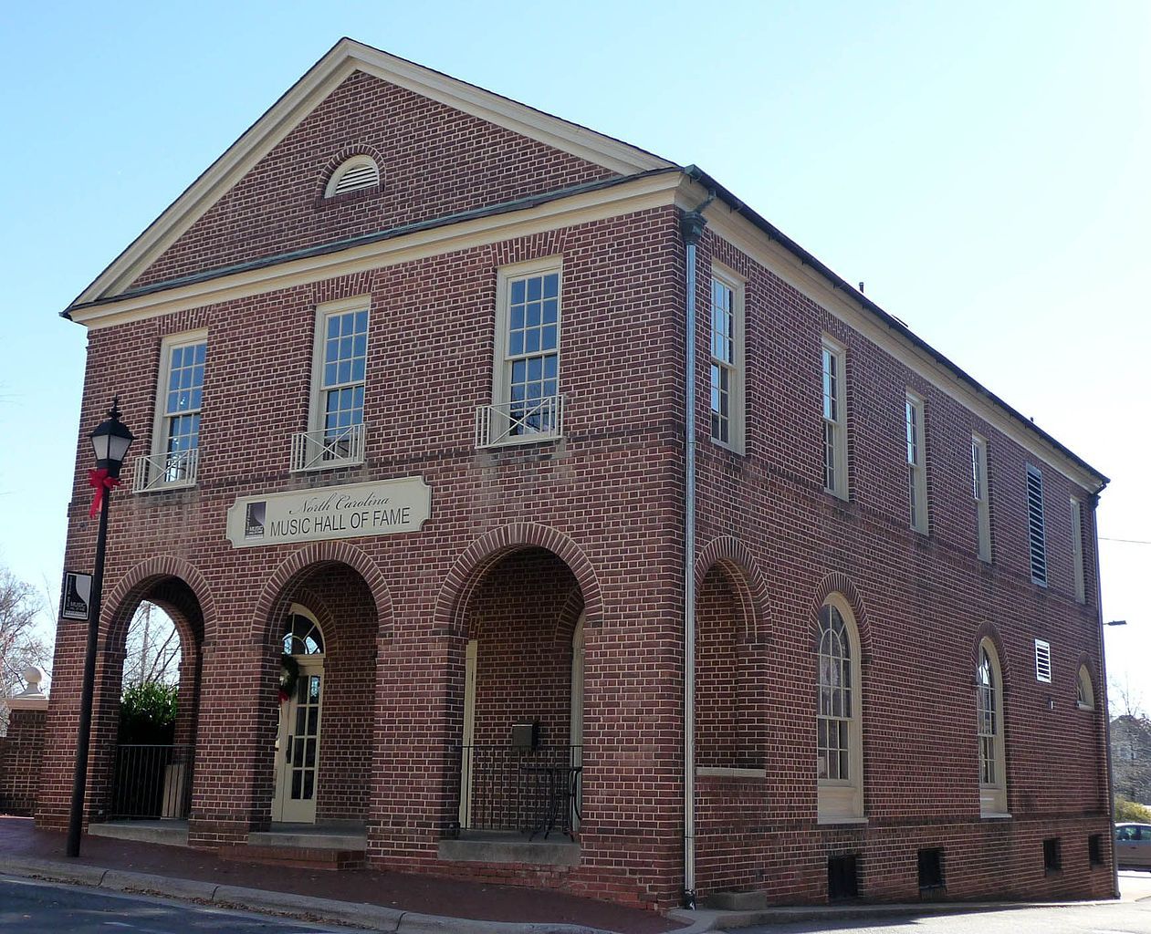 Exterior of North Carolina Music Hall of Fame