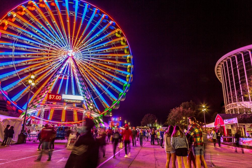 Night at North Carolina State Fair