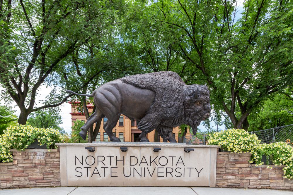 Front view of North Dakota State University