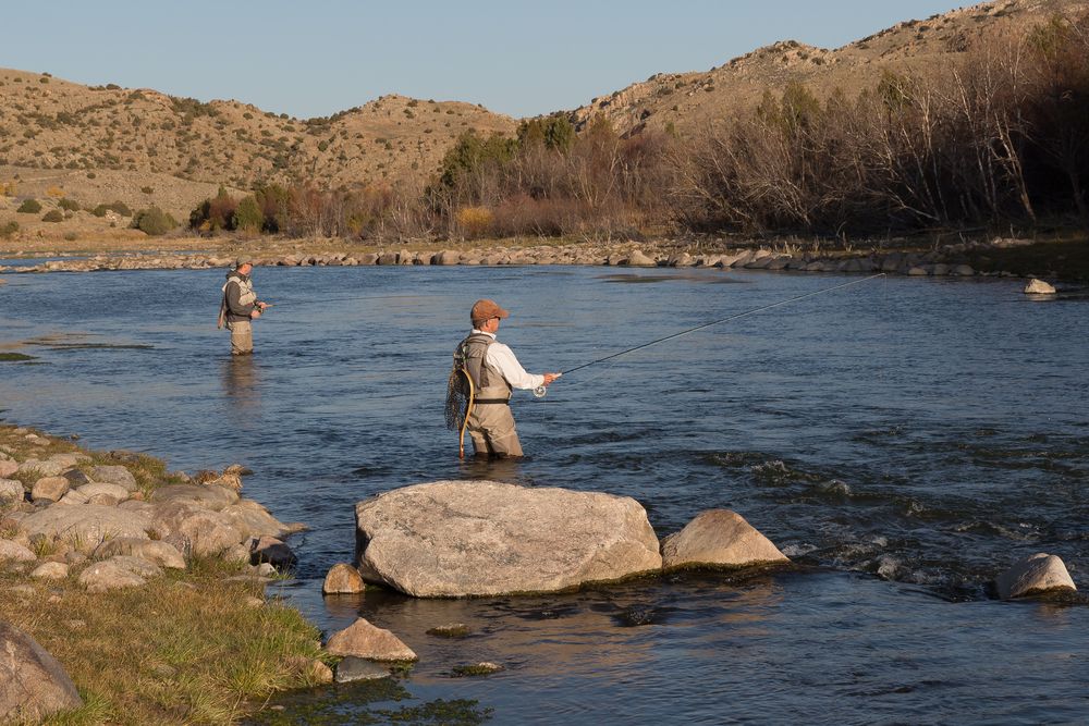 Fishing in North Platte River