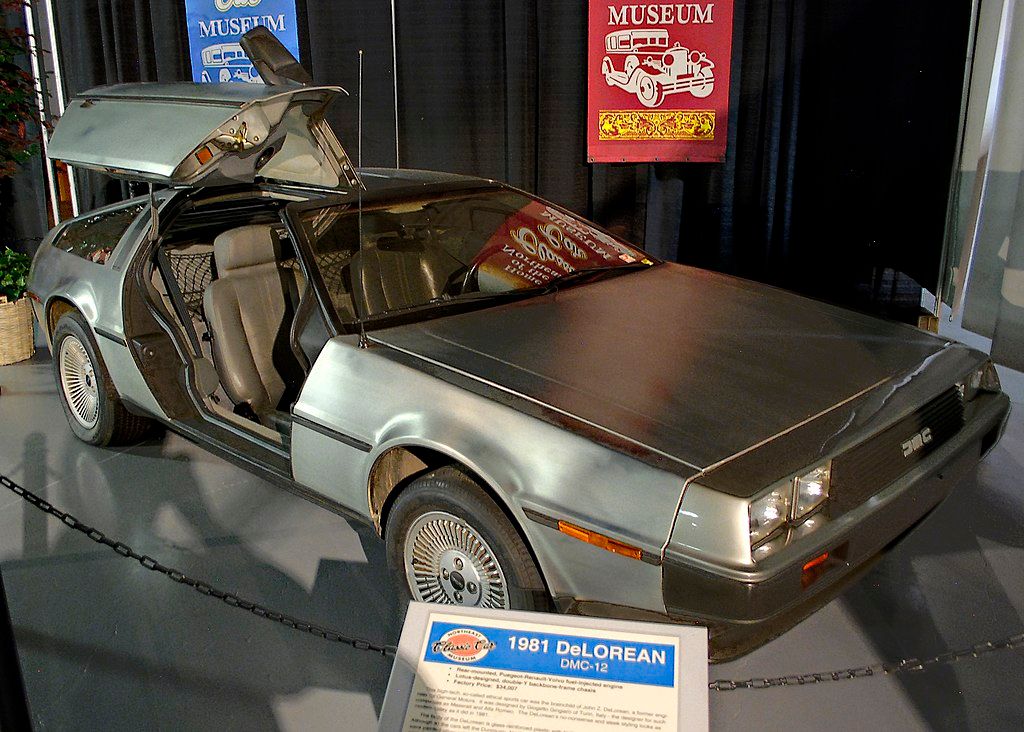 Display of car at Northeast Classic Car Museum