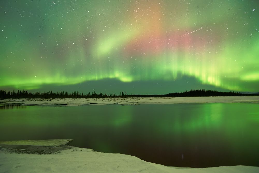 Gorgeous view of Northern Lights