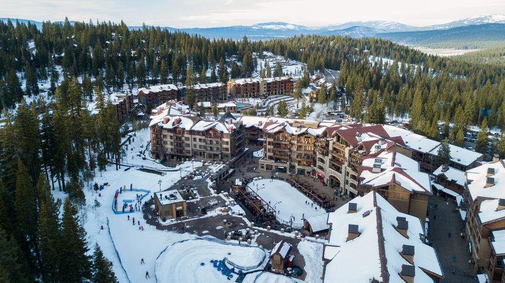 Aerial view of Northstar California