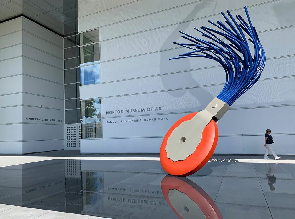 Entrance to the Norton Museum of Art