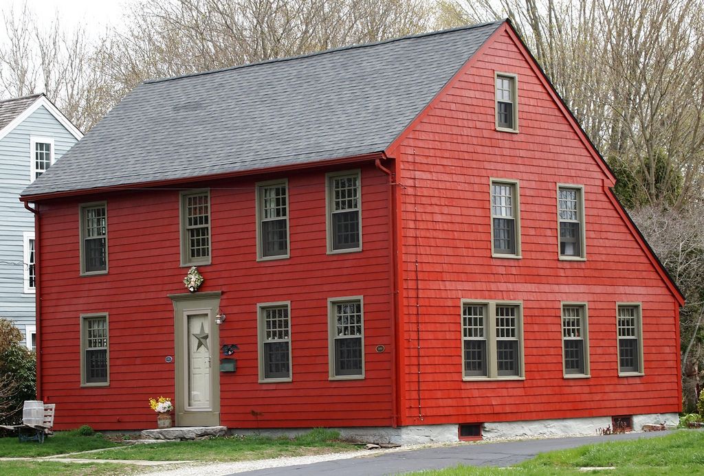 Residential house at Norwichtown Historic District