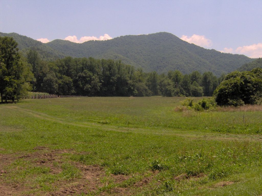 Landscape of Oconaluftee village