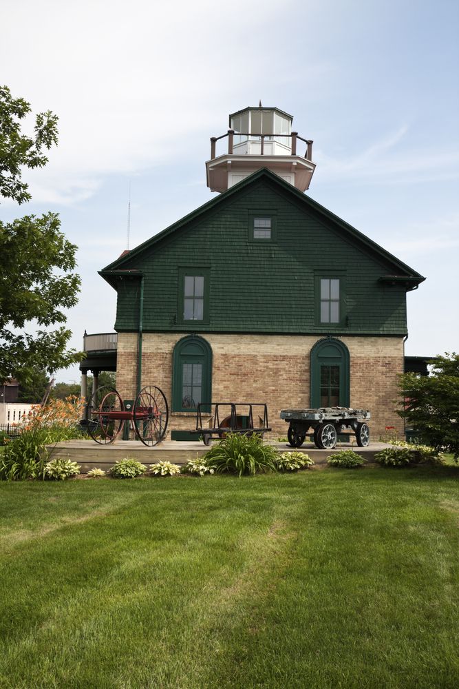 Backyard of Old Lighthouse Museum