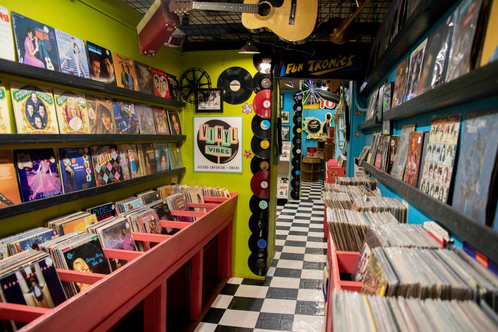 Vintage Vinyls at Old Market