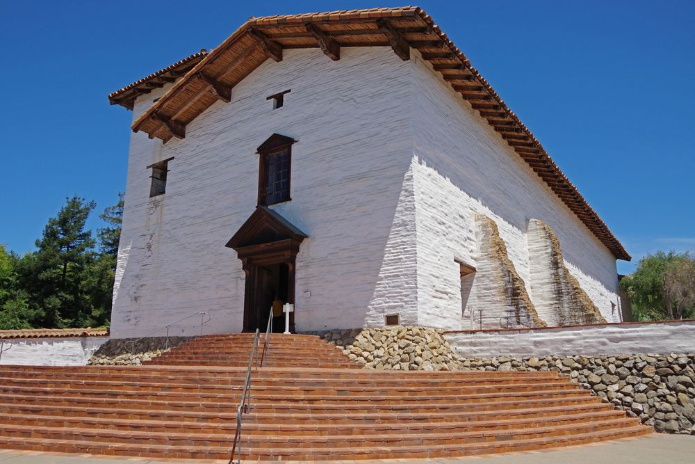 Front view of Old Mission San Jose