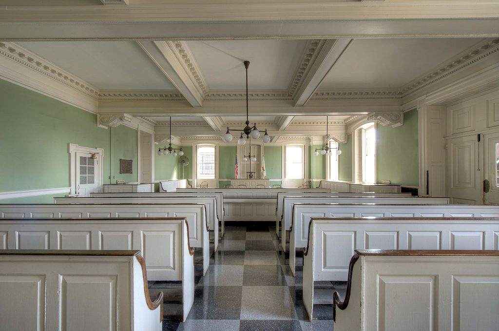 Council chamber at the Old State House