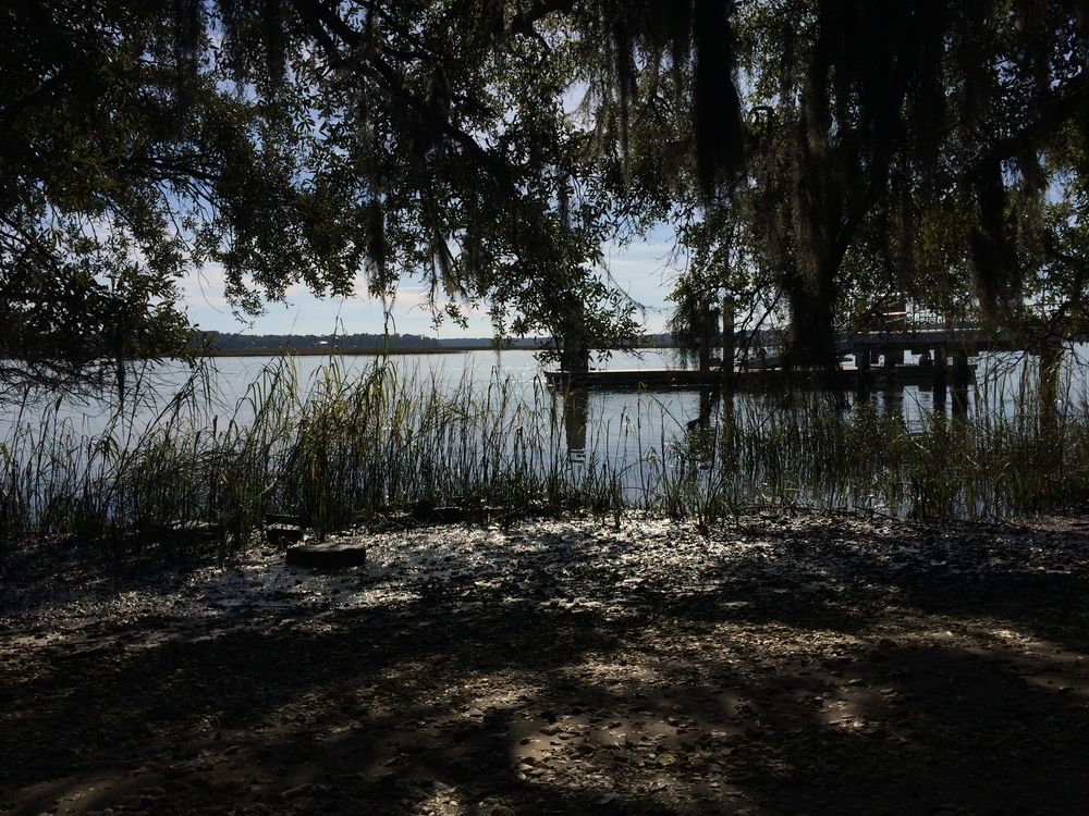 Serene lake at Old Town Bluffton