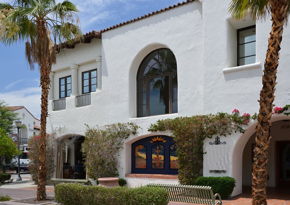 Exterior of a building along the street of Old Town La Quinta.