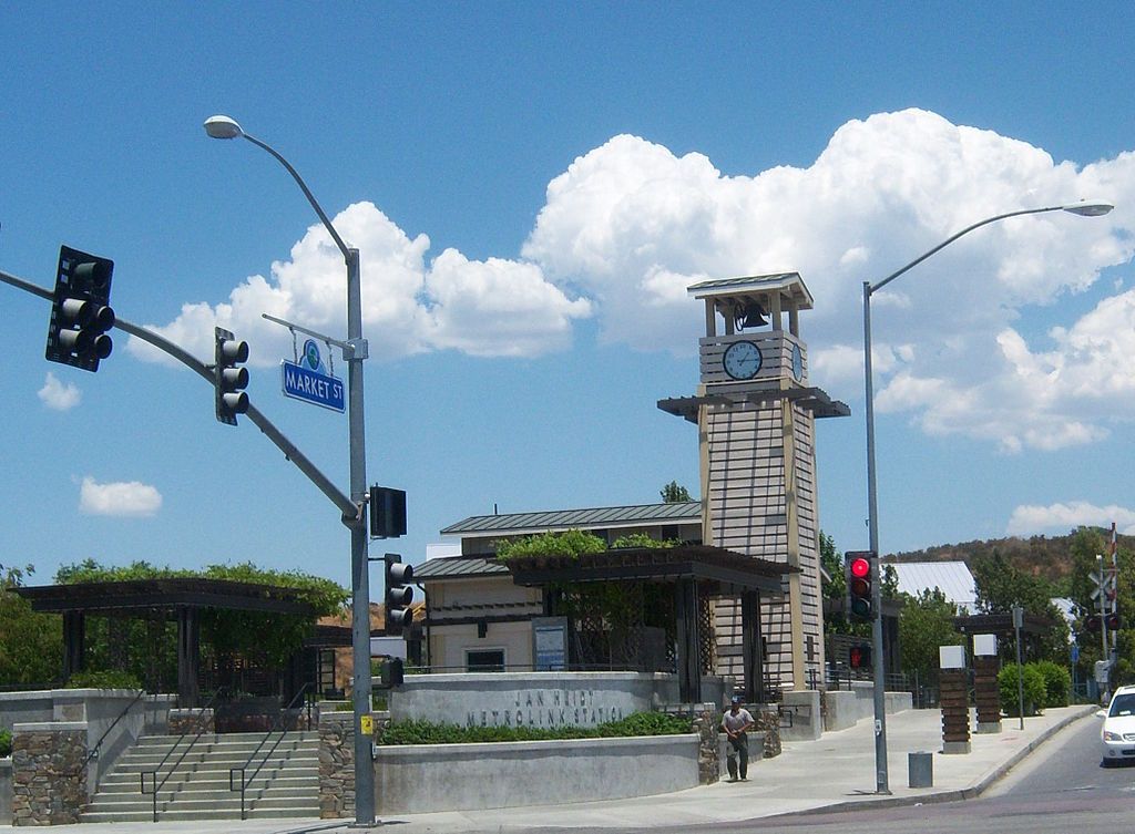Street view of Old Town Newhall