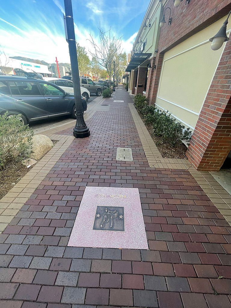 Walk of western stars at Old Town Newhall