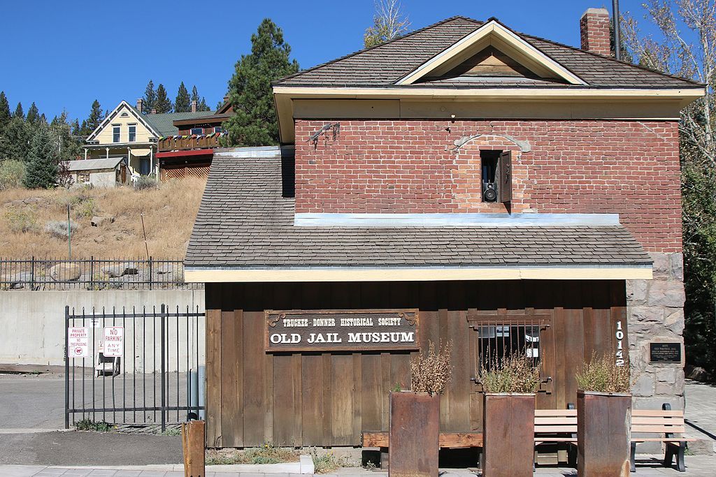 Exterior of the Old Jail Museum in Truckee