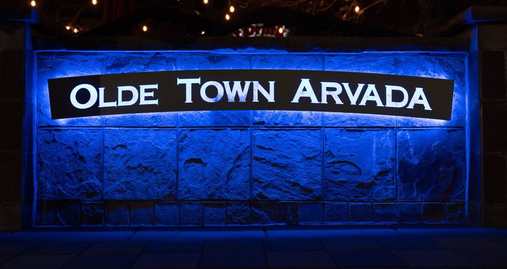 Signage of Olde Town Arvada