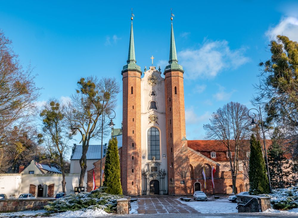 Entance of Oliwa Cathedral