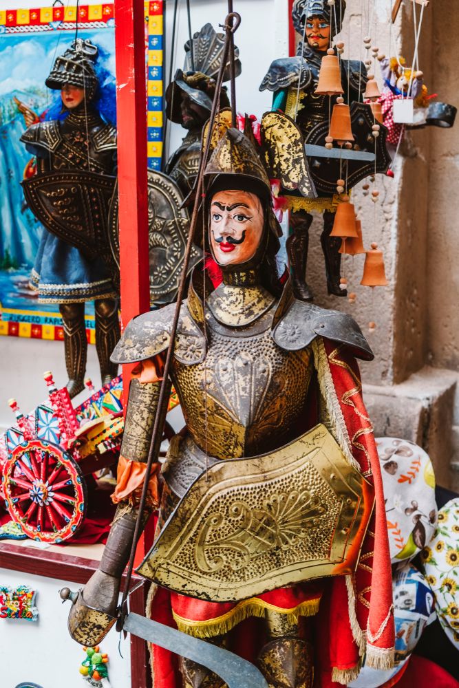 Puppets used in Opera dei Pupi