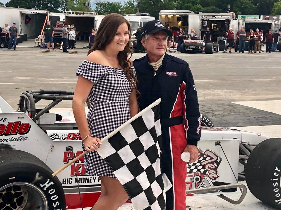 Racer at Oswego Speedway