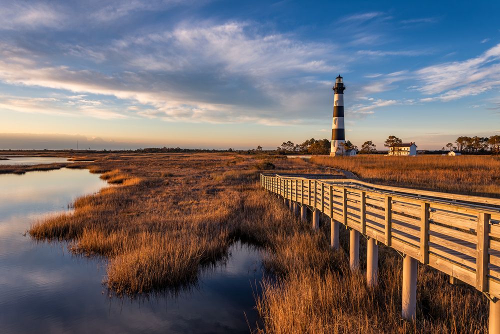 Lighthouse at Outer Banks, North Carolina