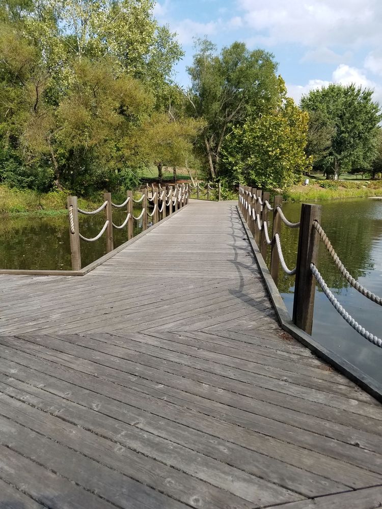 Boardwalk at the Overland Park Arboretum & Botanical Gardens