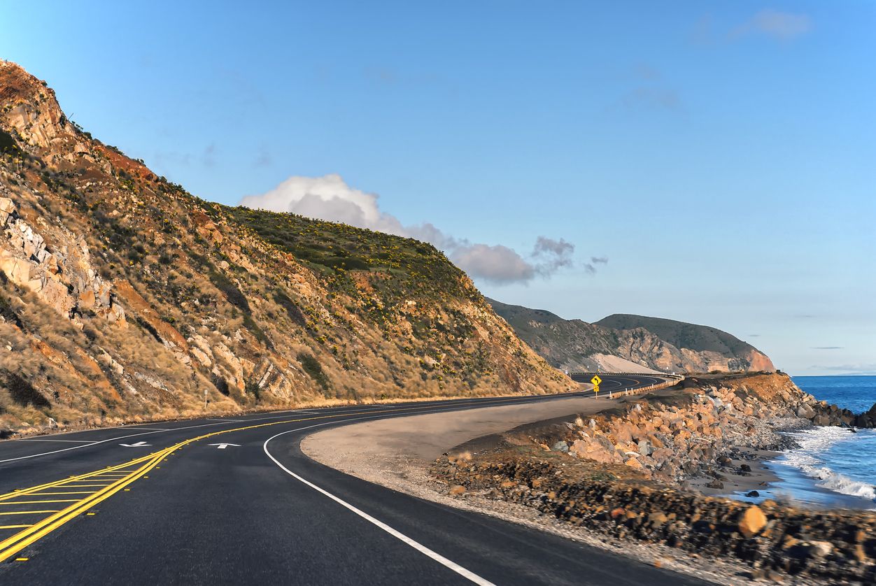 Road of The Pacific Coast Highway, California